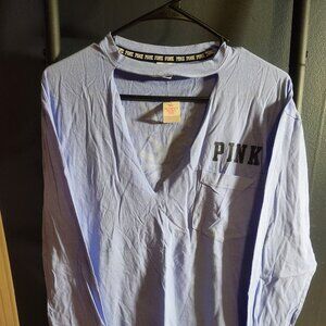 Pink Victoria's Secret Long Sleeve Tee